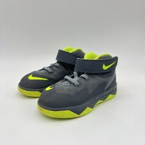 Nike LeBron Soldier  8 TD Magnet Grey Volt Size 8c Shoes 653647-002‎ Used